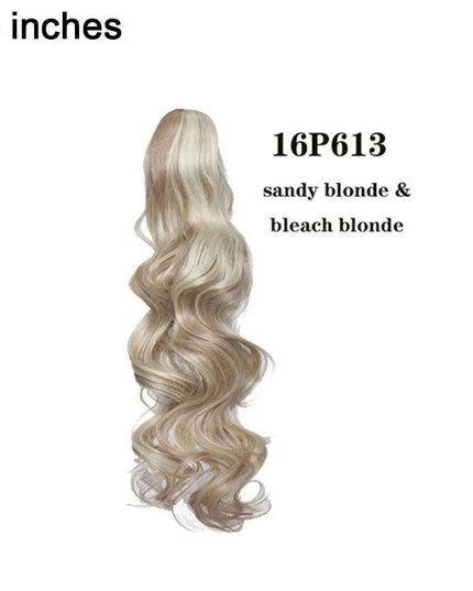 Effortless Glamour Long Wavy Clip-In Ponytail Extension for Instant Transformation