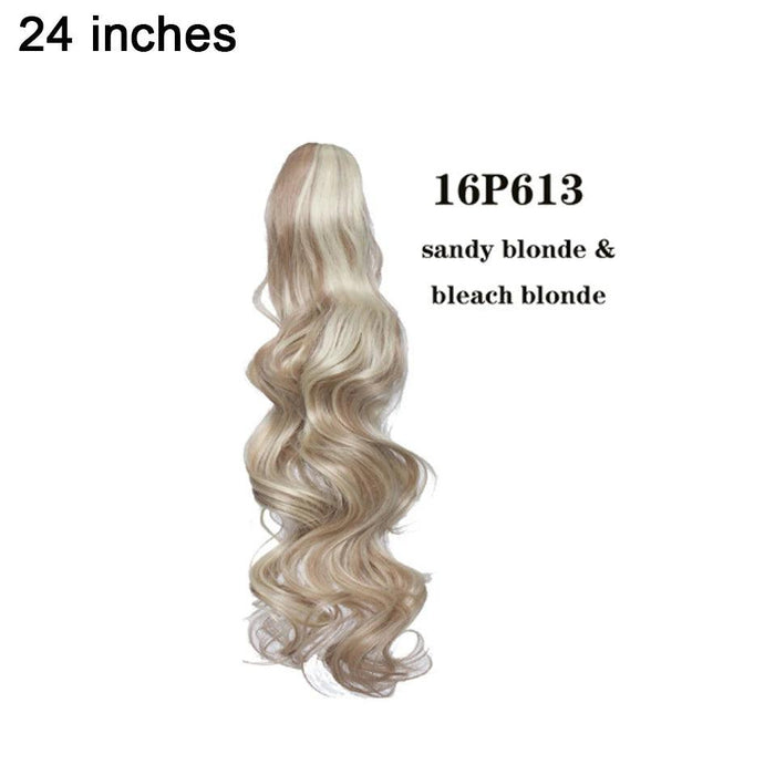 Effortless Glamour Long Wavy Clip-In Ponytail Extension for Instant Transformation