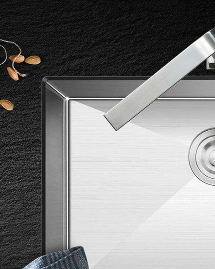 Premium 304 Stainless Steel Handmade Bar Sink Set with Rear Drain and Noise Reduction Features