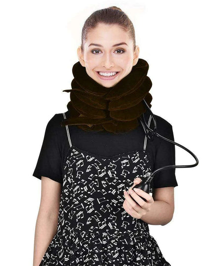 Neck Pain Relief Traction System with Four-Layer Posture Support