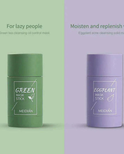 Glow-Enhancing Eggplant & Green Tea Face Mask Stick