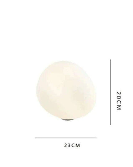 Sleek Nordic-Inspired Geometric Glass Table Lamp