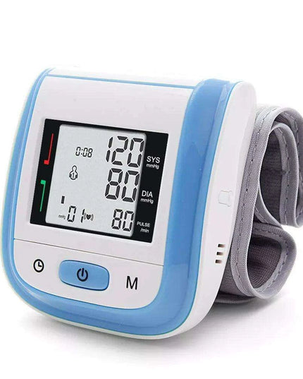 Wrist-Fit Digital Blood Pressure & Heart Rate Tracker for Optimal Health Monitoring