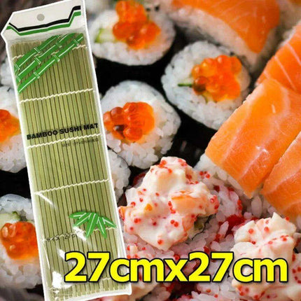 Bamboo Sushi Rolling Mat Complete Kit - Master the Art of Homemade Sushi Rolls