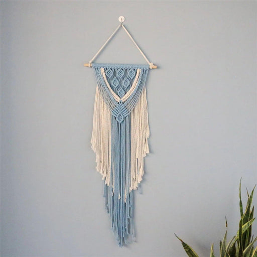 Dreamy Bohemian Macrame Dreamcatcher Tapestry for Cultural Home Vibes