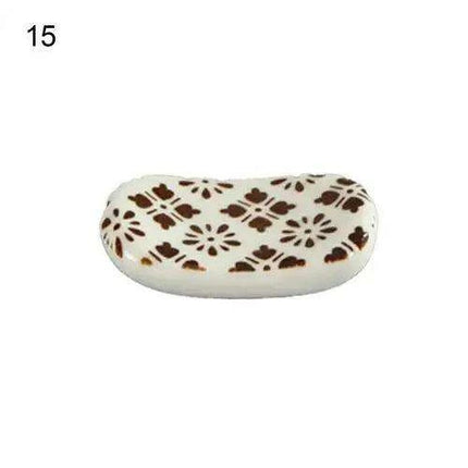 Elegant Japanese Ceramic Chopstick Holder - Stylish Anti-Slip Accessory for Refined Dining Experiences