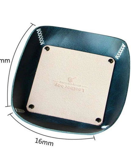 European Elegance Genuine Leather Jewelry Organizer Tray