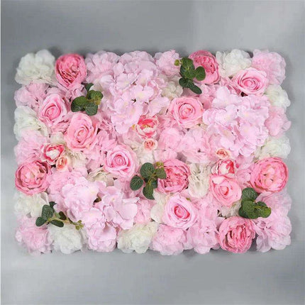 Elegant Floral Wall Art Handmade with Cotton, Silk, and Artificial Blooms