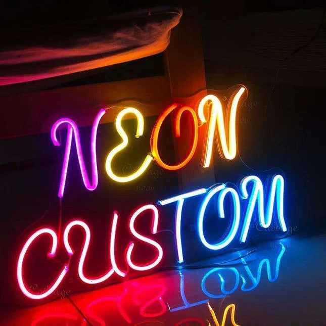 Personalized Waterproof LED Neon Name Sign - Stylish Wall Art for Any Space