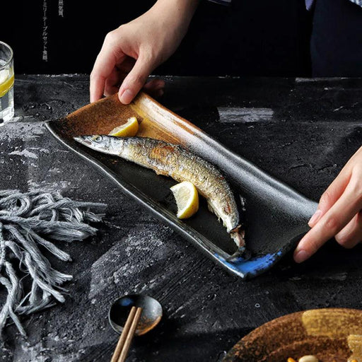 Exquisite Japanese-Inspired Ceramic Tableware Set - Frosted Bowls and Plates for Upscale Dining