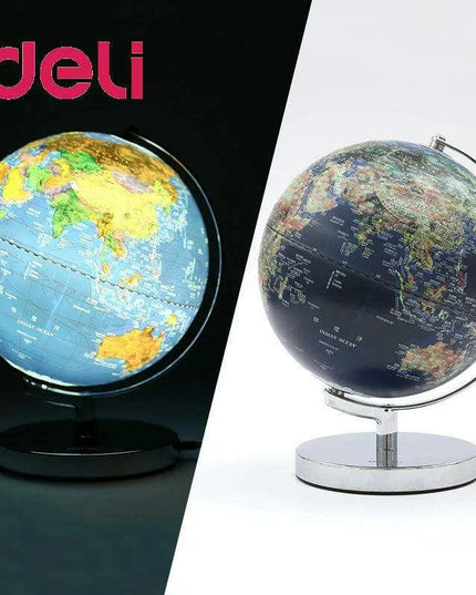 Engaging Bilingual 3D Earth Globe with Sturdy Metal Stand for Interactive Geography Learning
