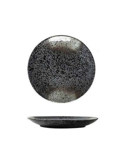 Elegant Japanese Stoneware Dining Plate Set - Choose Your Ideal Size (6, 8, or 10 Inch)