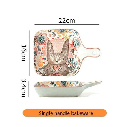 Whimsical Woodland Creatures Ceramic Dining Set for Enchanting Meals