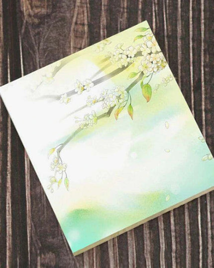 Retro Cartoon Tear-off Notepad - A Must-Have for Stationery Collectors