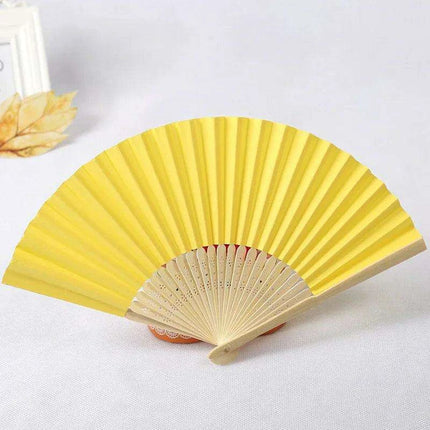Customizable Bamboo Folding Fan for Artistry and Unique Gifting