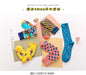 Colorful Tongue Pattern Skateboard Socks for Women