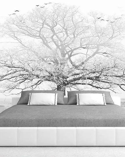 Tranquil Tropical Oasis 3D Wall Mural - Custom Sizes Available