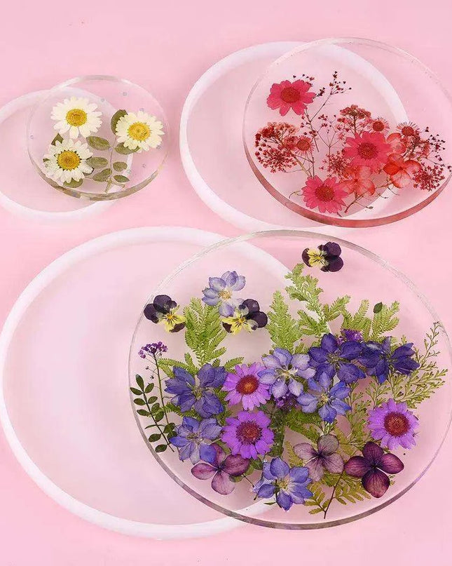 Creative Custom Coaster Silicone Mold Kit for Unique Designs