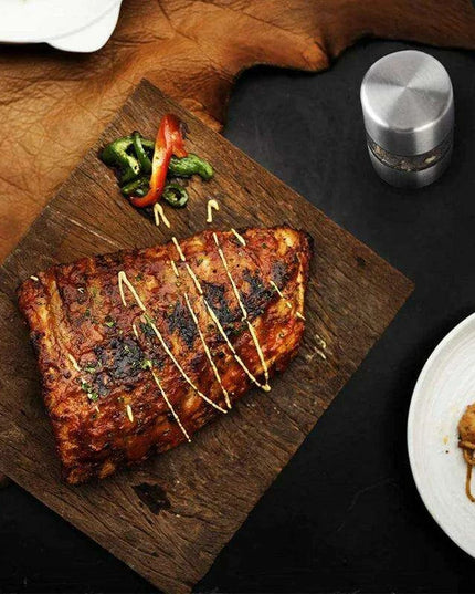 Sleek Ceramic-Grinding Stainless Steel Salt and Pepper Mill Set for Effortless Seasoning