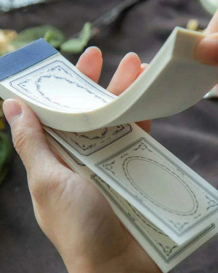 Byzantine Blossom: 50-Piece Floral Memo Pad Set for Sophisticated Note-Taking