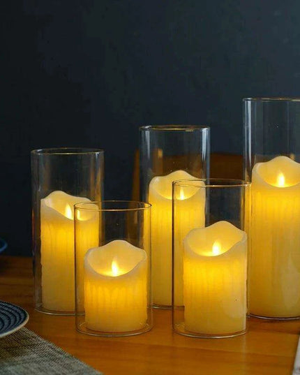 Stylish Transparent Glass Cylinder Vases for Elegant Event Centerpieces