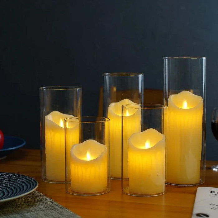 Stylish Transparent Glass Cylinder Vases for Elegant Event Centerpieces