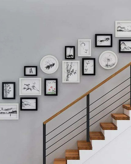 Elegant 15-Piece Modern Wall Frame Set for Stylish Home Decor