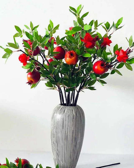 Artificial Flower Pomegranate Branch for Home Decor