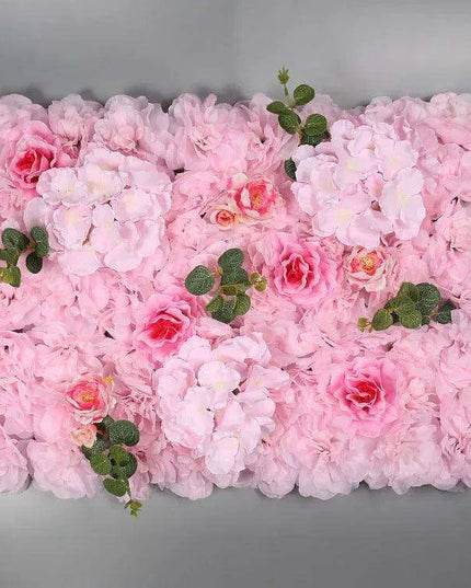 Elegant Floral Wall Art Handmade with Cotton, Silk, and Artificial Blooms