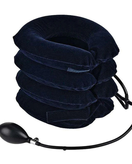 Neck Pain Relief Traction System with Four-Layer Posture Support