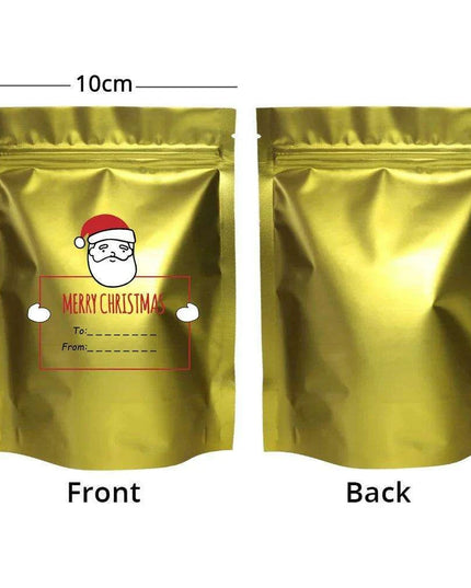 Christmas Ziplock Gift Bags Set - 50 Festive Designs for Merry Holiday Gifting