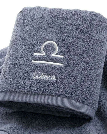 Celestial Zodiac Luxury Quick-Dry Cotton Towel Collection