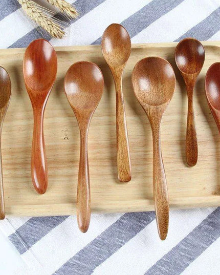 Eco-Friendly Bamboo Spoon for Kids - Perfect Kitchen Utensil for Soups, Rice, and Treats