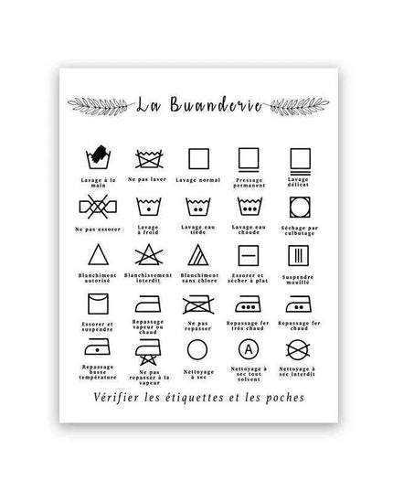 Scandinavian Chic Monochrome Canvas Art for Laundry Room Aesthetics