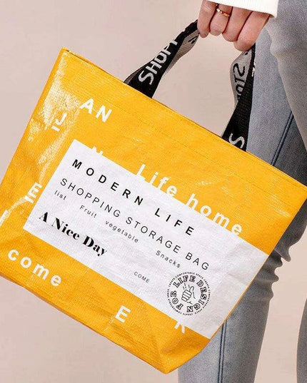 Eco-Conscious Japanese Reusable Grocery Tote: Stylish & Washable Solution