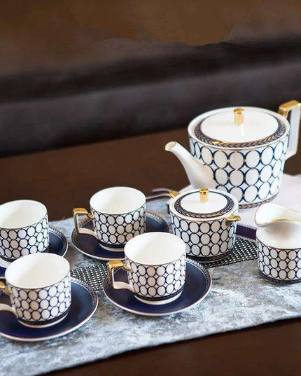 Sophisticated 11-Piece Ceramic Drinkware Collection for Tea and Coffee – Ideal for Celebrations and Special Occasions