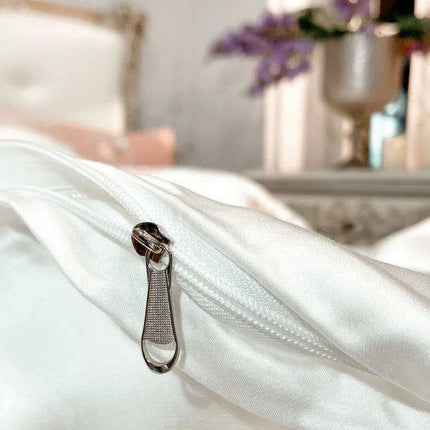 Chic Floral Embroidered Eucalyptus Fiber Bedding Collection - Available in Queen & King Sizes, Includes Duvet Cover, Sheets & Pillowcases