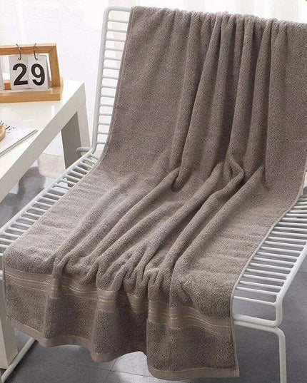 Luxurious Grey Ring Spun Cotton Bath Sheet - Soft, Premium Quality, and Chic