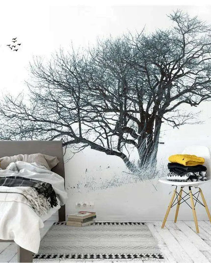 Tranquil Tropical Oasis 3D Wall Mural - Custom Sizes Available