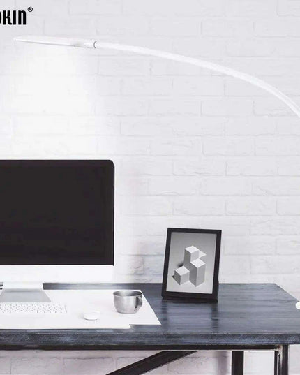 Remote-Controlled Adjustable LED Clip-On Desk Lamp with Multiple Brightness and Color Settings