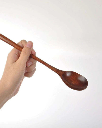 Elegant Japanese Wooden Sushi Cutlery Set with Reusable Chopsticks and Spoon