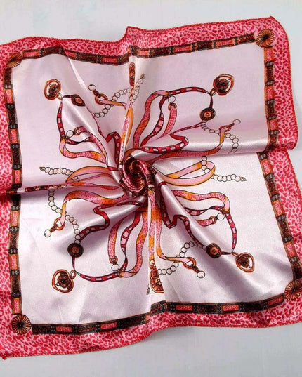 Elegant Satin Head Scarf: Versatile Wrap for Modern Women