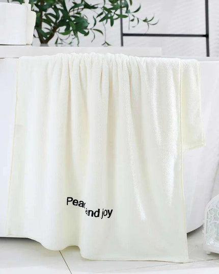 Extra-Large Coral Fleece Kids Bath Towel - Ultra-Soft Microfiber Comfort