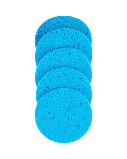 Natural Wood Pulp Facial Sponge Set - Essential Skincare Tools