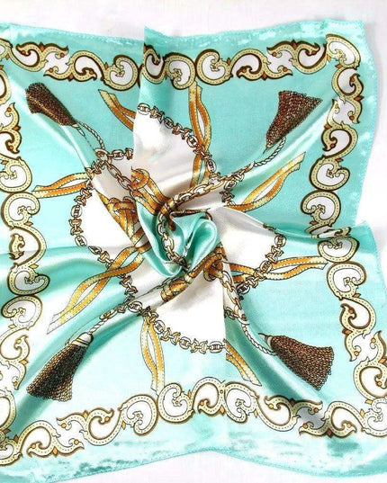 Elegant Satin Head Scarf: Versatile Wrap for Modern Women