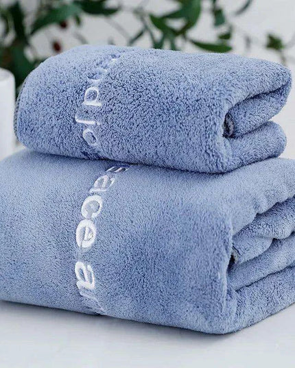 Extra-Large Coral Fleece Kids Bath Towel - Ultra-Soft Microfiber Comfort