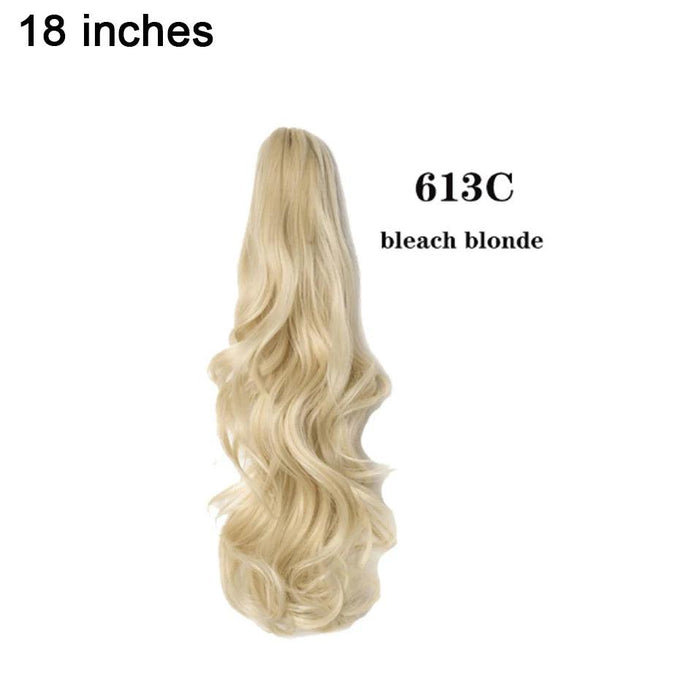 Effortless Glamour Long Wavy Clip-In Ponytail Extension for Instant Transformation