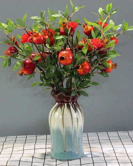 Artificial Flower Pomegranate Branch for Home Decor