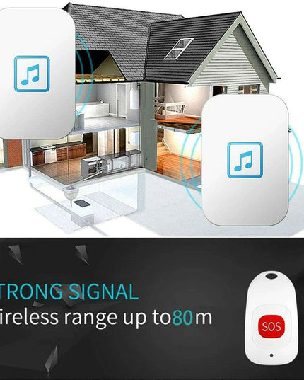 Advanced Wireless Doorbell System with Emergency Alert and Universal Plug Compatibility