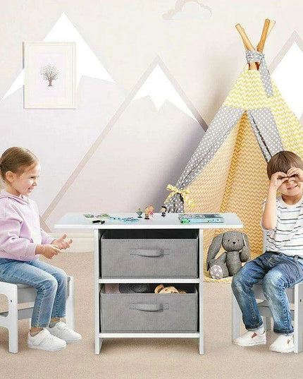 Creative Playtime Table and Chair Set for Kids - Interactive Furniture with Storage Solutions